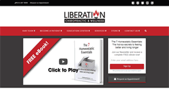 Desktop Screenshot of liberationchiropractic.com